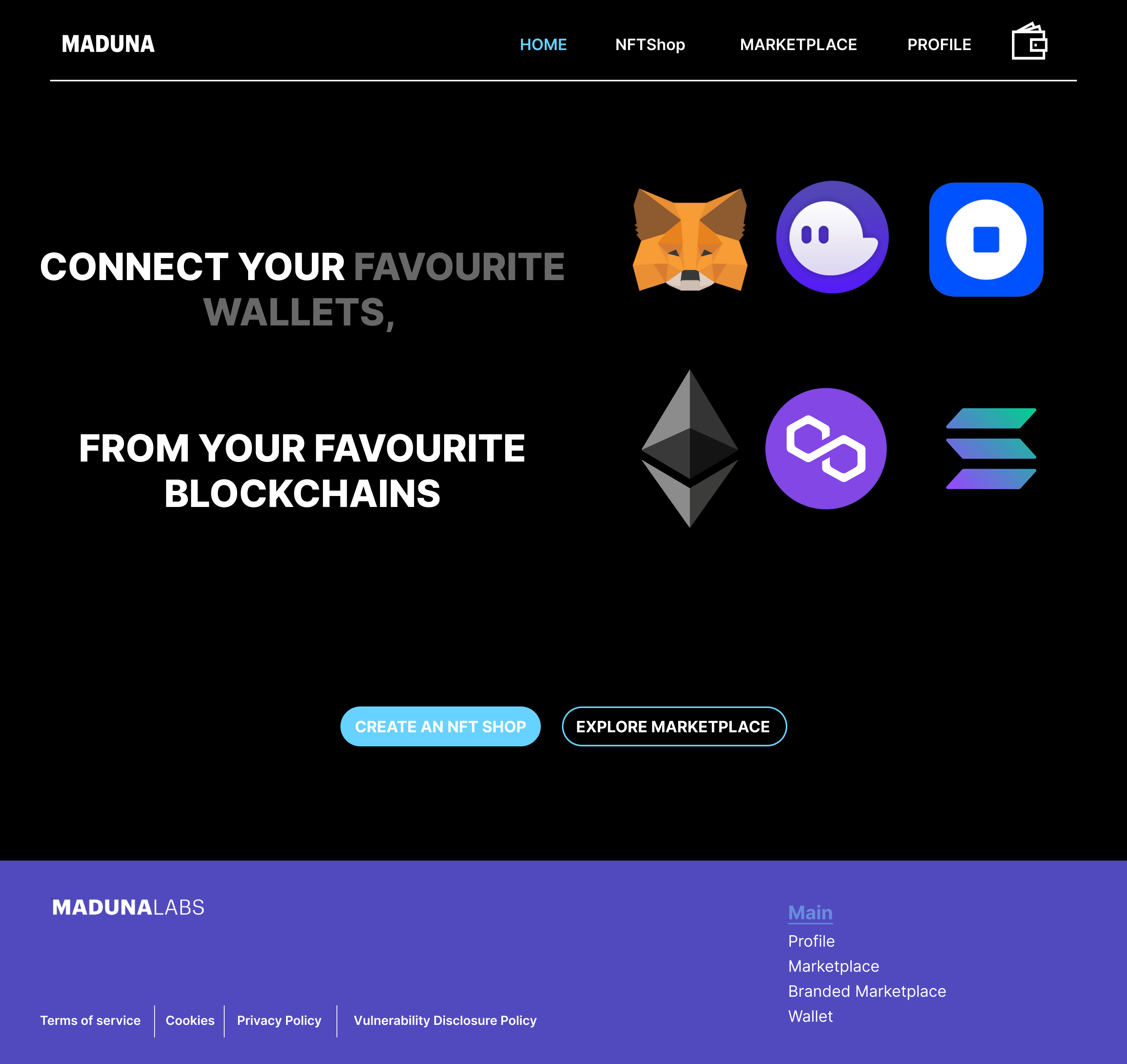 Maduna Labs interface screen 2